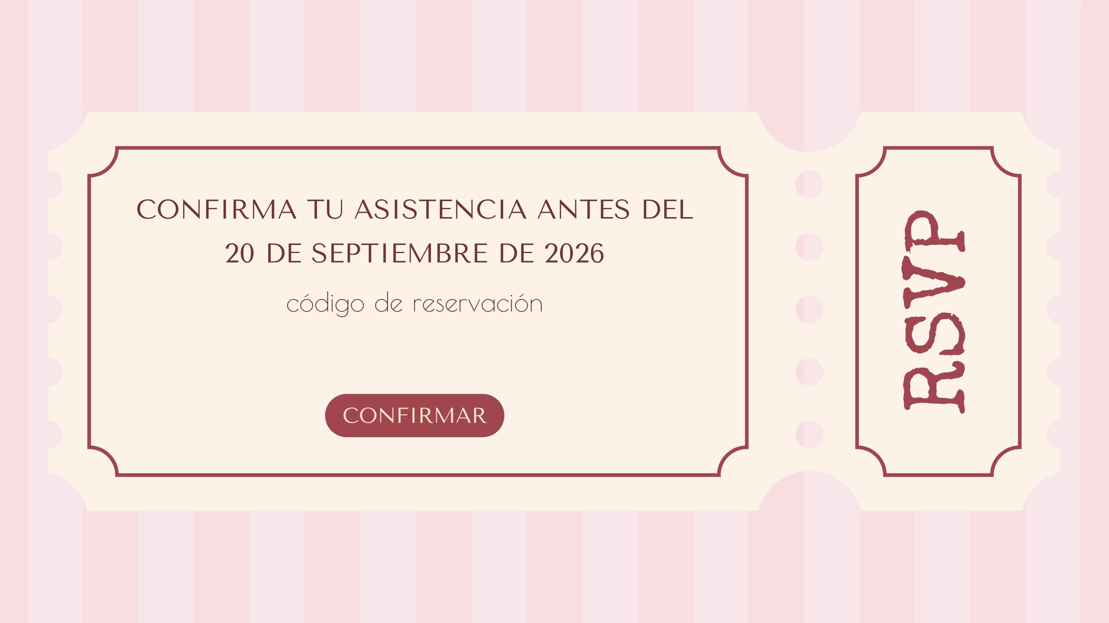 Vista previa de RSVP